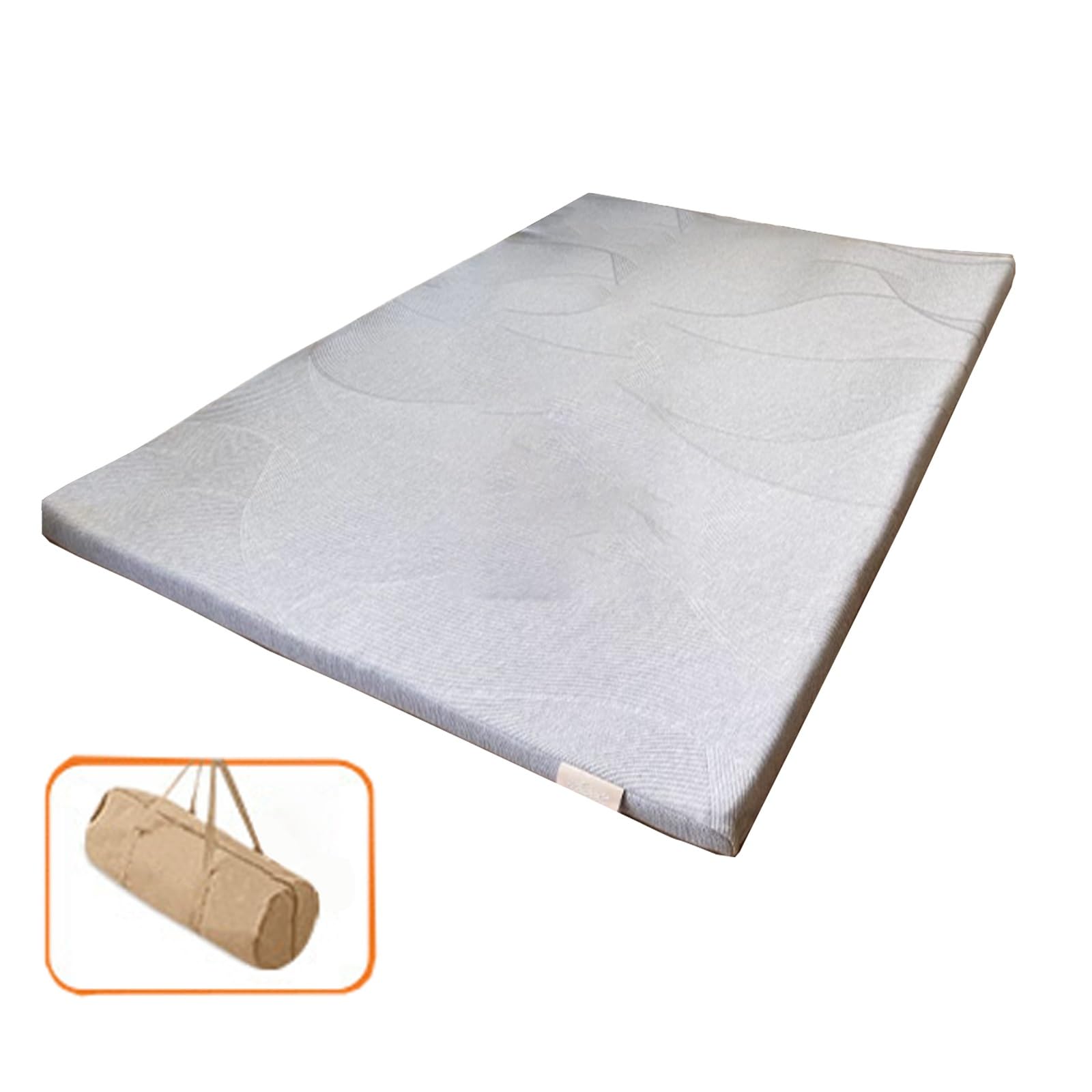 Colchón Futón Plegable Tatami De Algodón Y Poliéster – 135x200cm, Respirável Y Multiusos Para Dormir, Picnic O Invitados