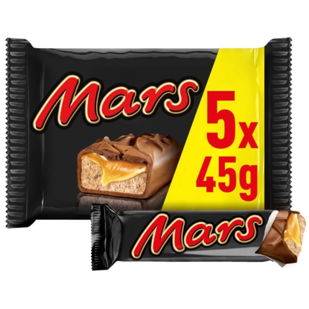 Mars Schokoriegel, Karamell, Schokolade, 1 Packung á 5 Riegel (1 x 225 g)