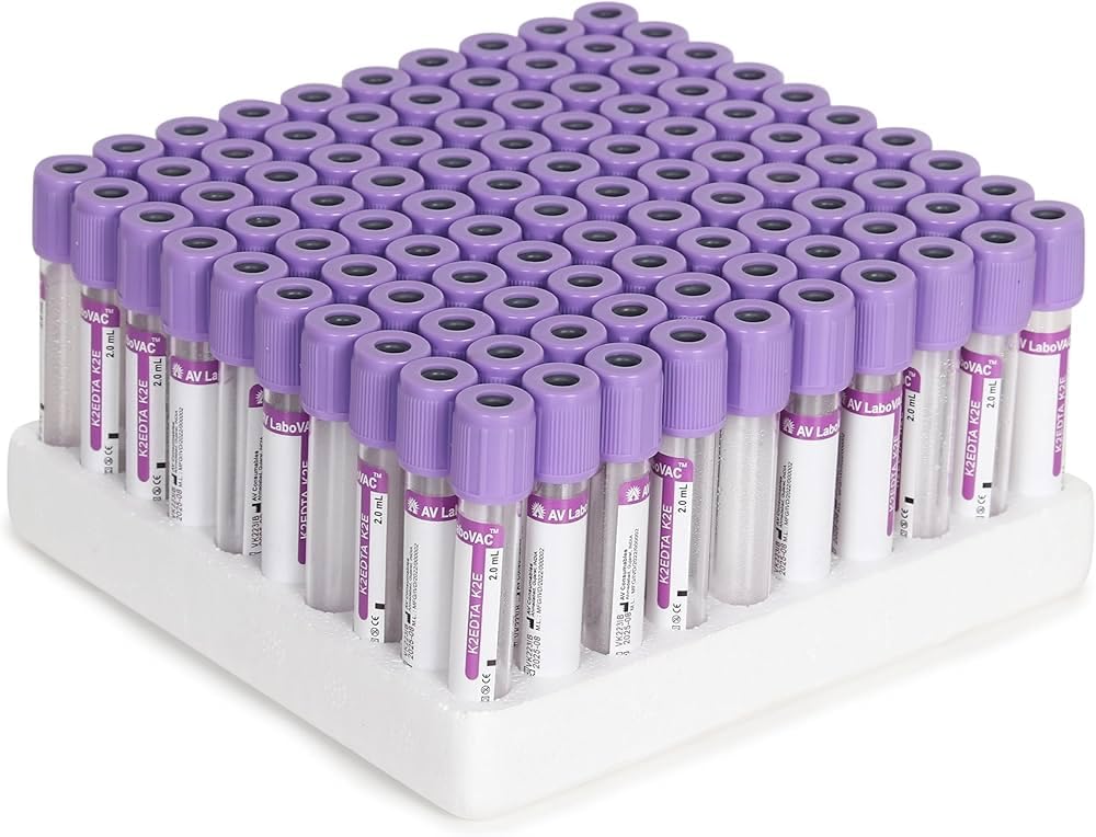 Mb+ K3 EDTA Blood Collection Tubes, PP Material, 2ml/3ml/4ml, Non-Vacuum, Laboratory and Hospital Use, 100 Pack (2 ml)-image-28