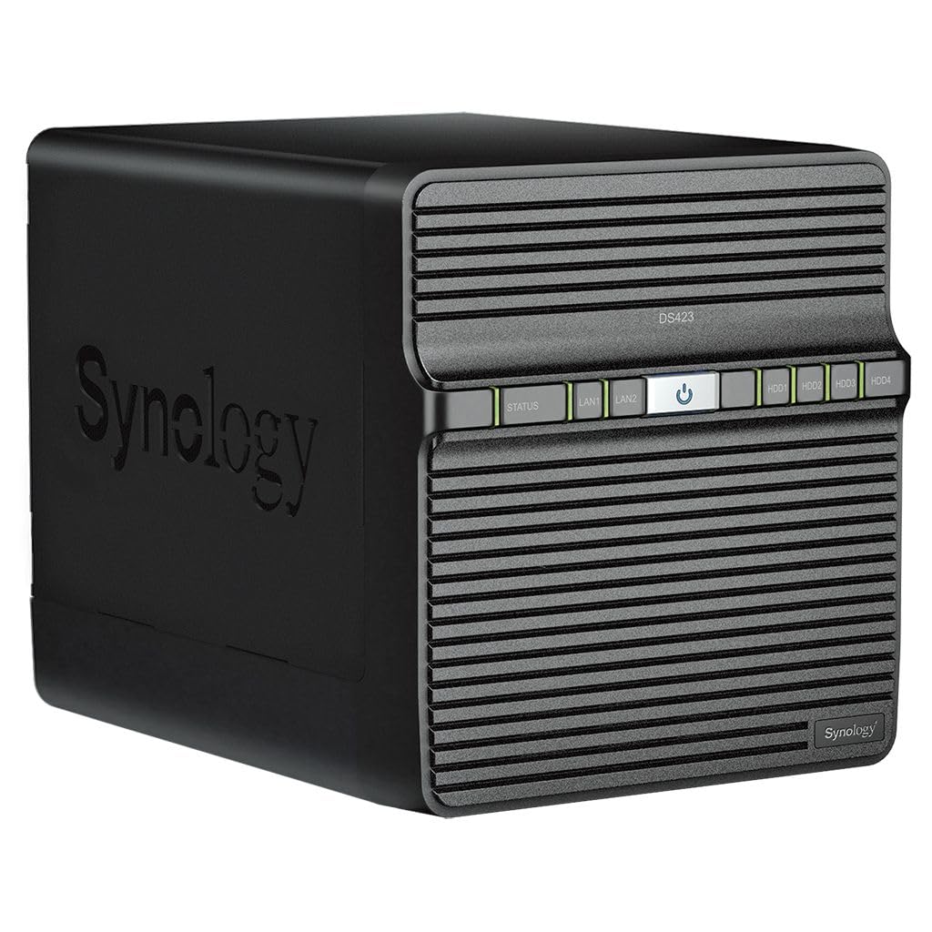 synology Nasキット4ベイ DS423 Synology DS423 4 Bay Desktop NAS: Efficient Data Storage and