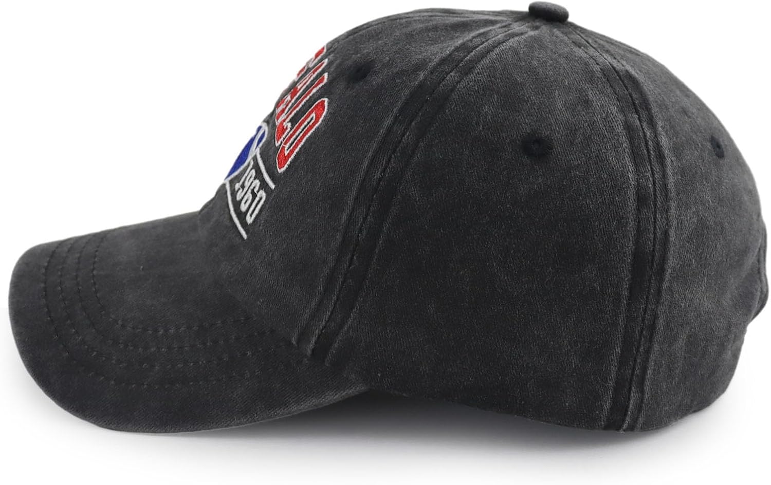 Embroidered City Football Hat for Men Women, Adjustable Unisex Cotton Fans Baseball Cap - Image 3