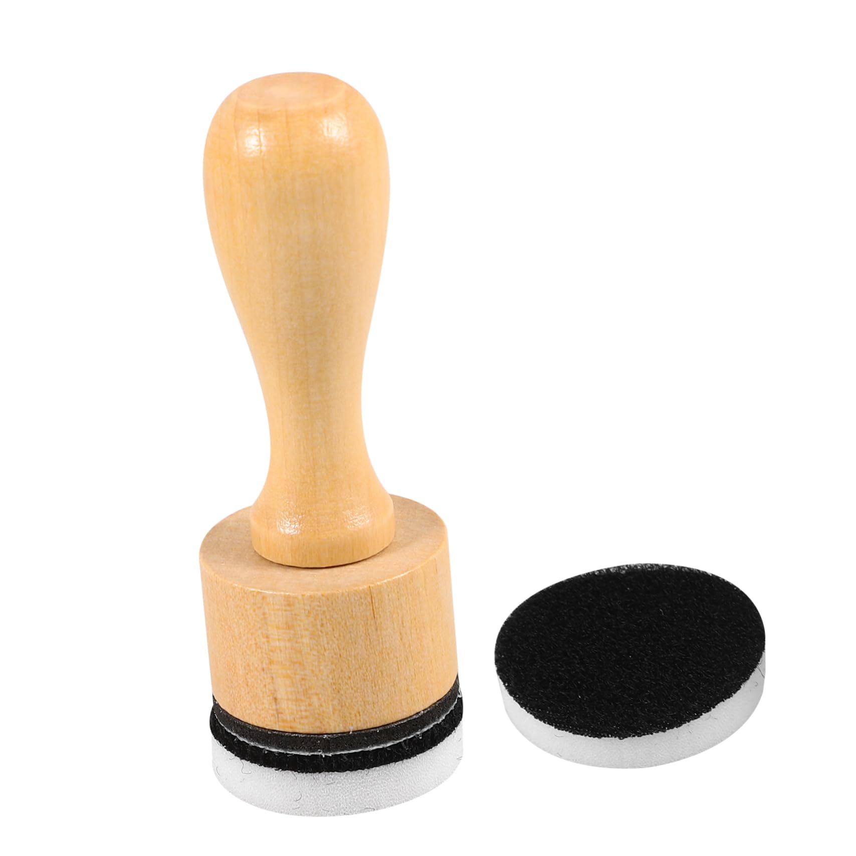 KONTONTY Mini Ink Blending Tool Round Sponge Replacement for Card Making Distress Ink Sponge Soft Comfortable Portable Set of 1