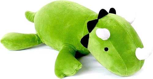 Juguete de peluche de dinosaurio con peso de 17 pulgadas, 1.7 libras, animales de peluche suaves con peso lindo. Dinosaurio pesado para niños y