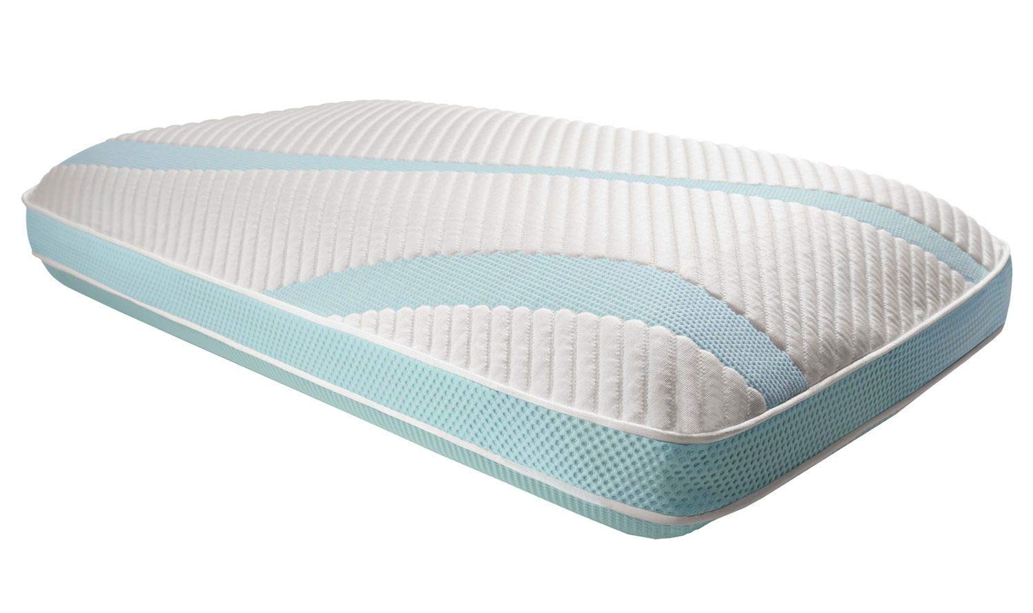 Tempur-Pedic Memory Foam TEMPUR-Adapt ProHi + Cooling-Queen Pillow, white