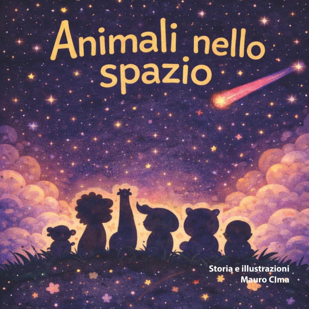 Animali nello spazio: Una dolce storia della buonanotte tra stelle, luna e amicizia per bambini 2-5 anni