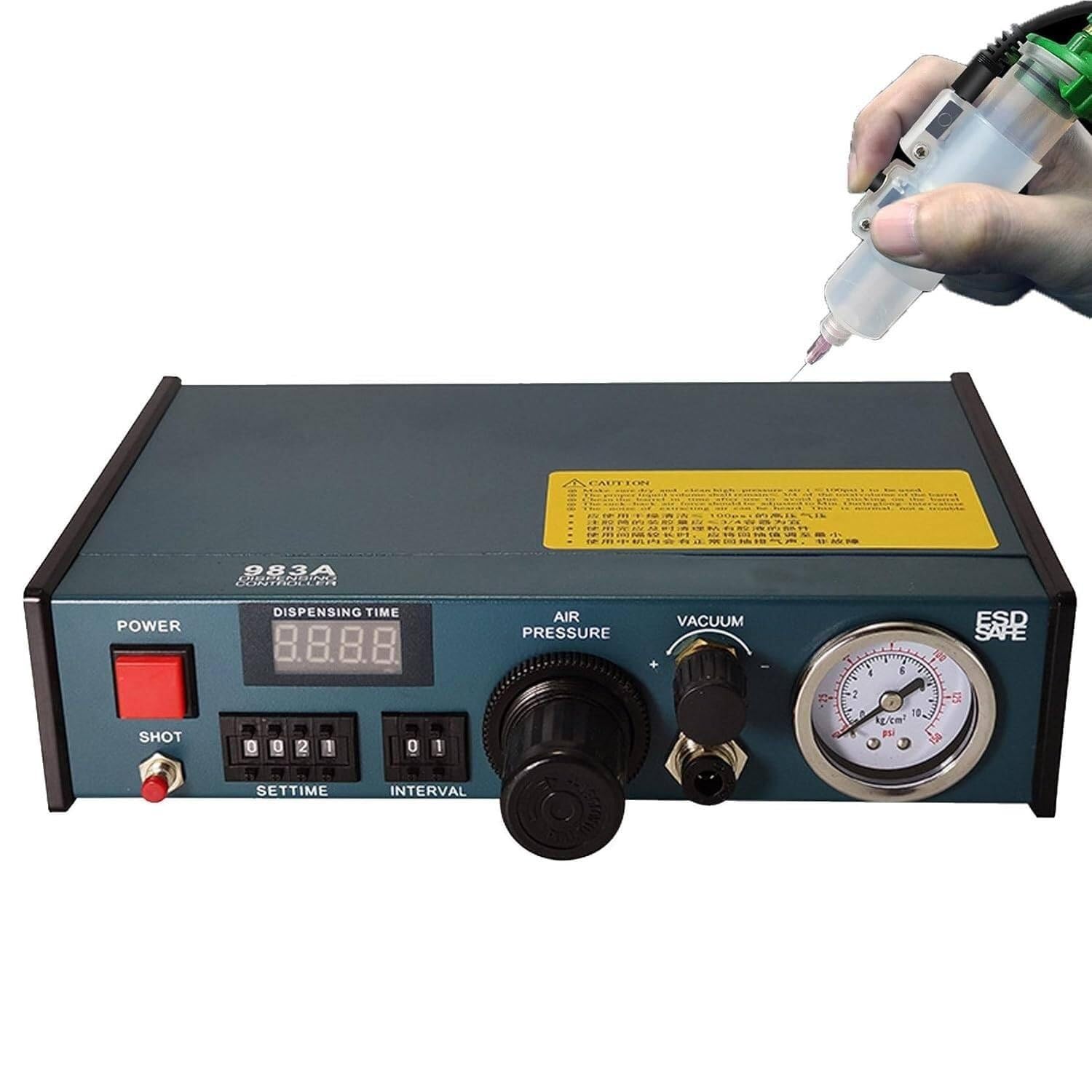 GYKOZY Automatic Peristaltic Dispensing Machine with Pneumatic Controller - Semi-Automatic and Manual Functionality for Precise Liquid Dispensing and Control (983A)