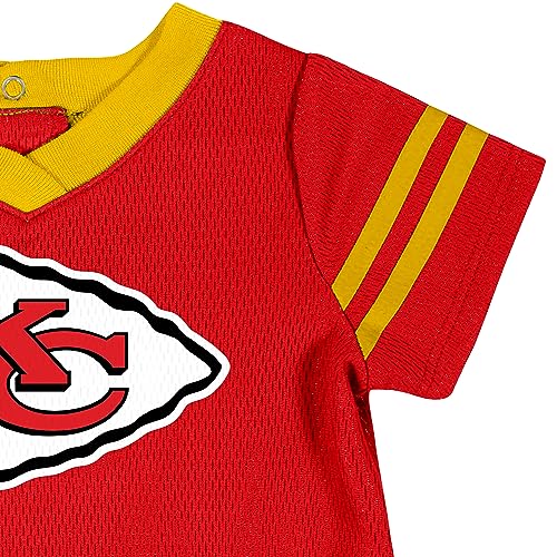 Image of Gerber NFL Baby Girls Jersey Dress and Diaper Cover