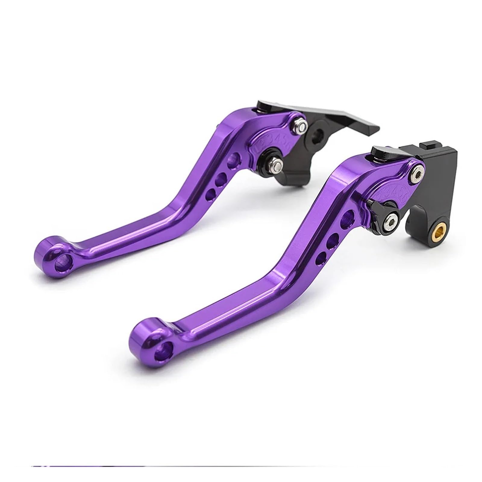 Motorcycle Brake Clutch Lever For Tenere XTZ 700 900 Tenere700 XTZ700 XTZ900 2019-2024 CNC Adjustable Motorcycle Brake Clutch Lever Accessories Motorcycle Clutch Brake(Purple 147mm)