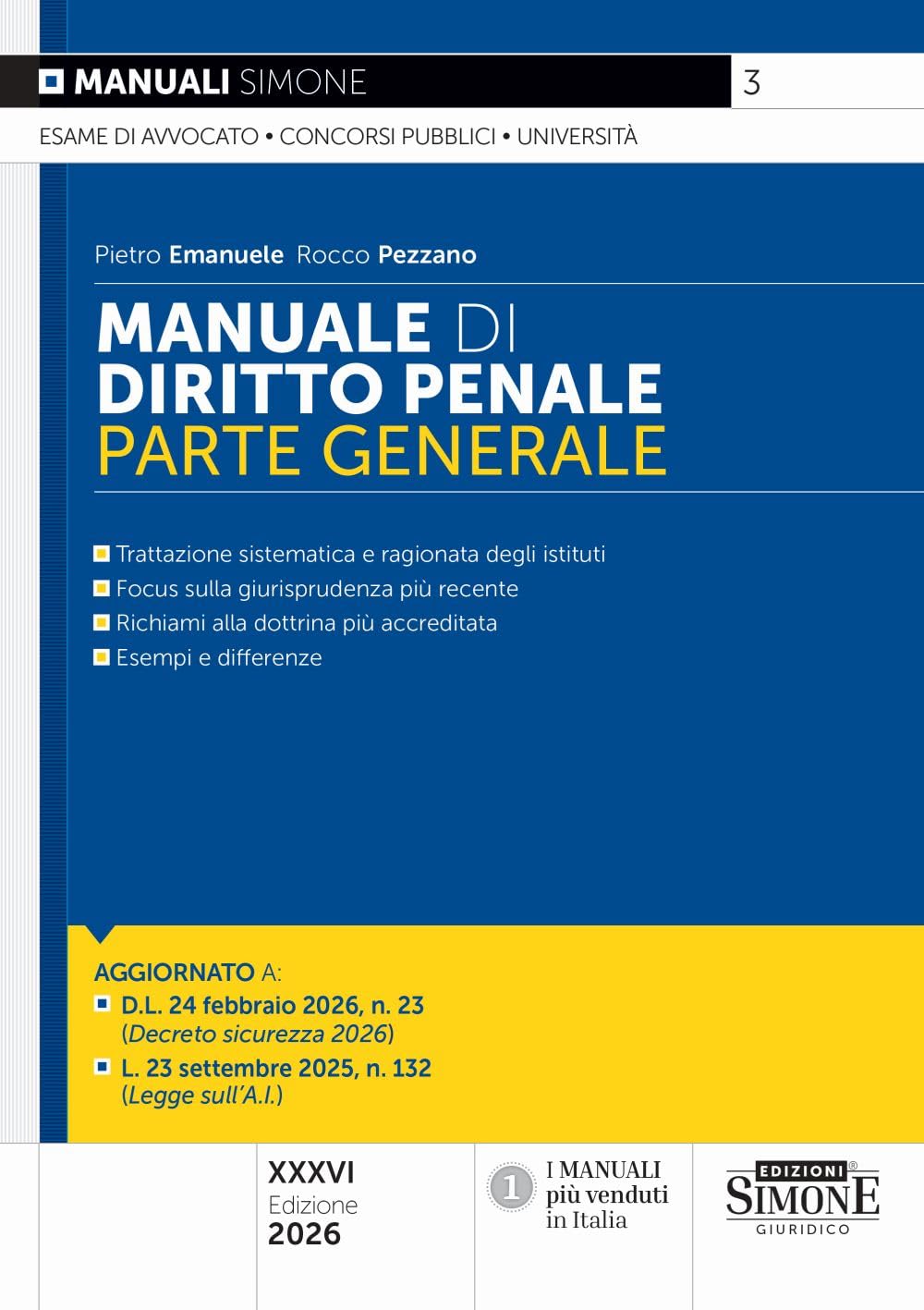 Manuale di diritto penale. Parte generale