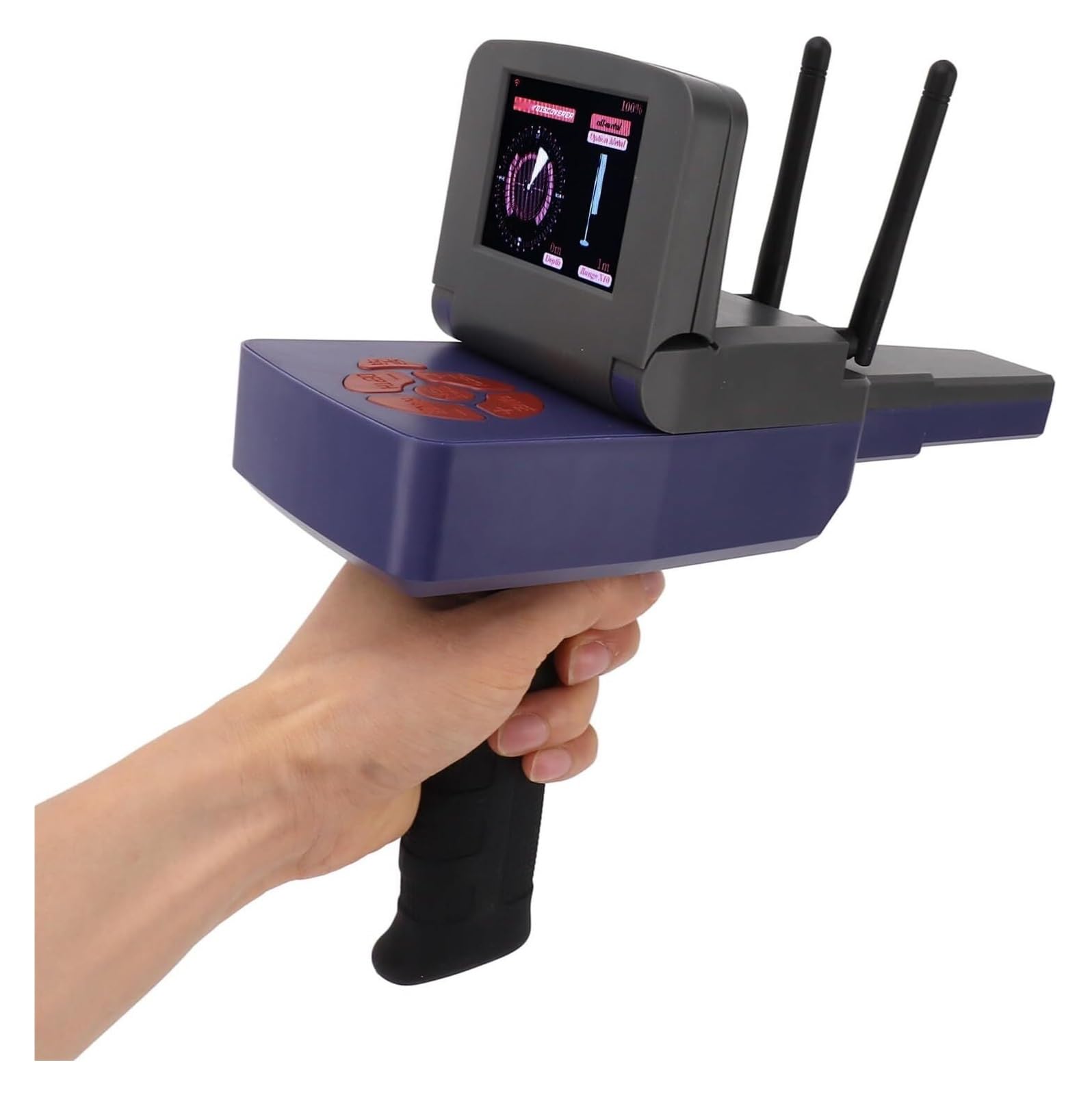 Underground Metal Detector Microcomputer Control Chip 1500m Range 30m Depth for Outdoor