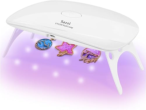 Lámpara de uñas LED UV Luz UV para uñas de gel, secador de uñas para esmalte de gel y resina, luz de curado 24W