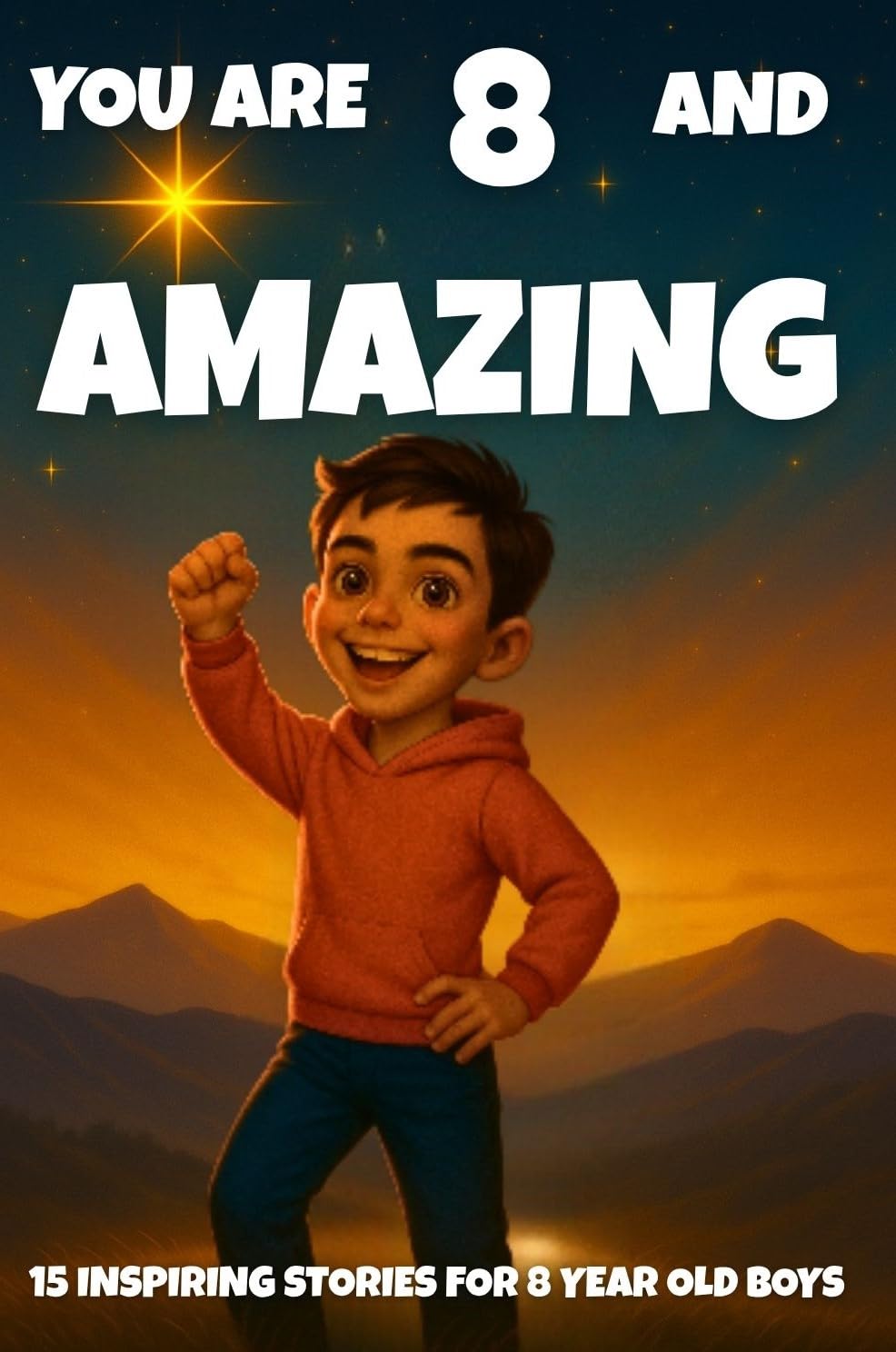 YOU ARE 8 AND AMAZING! Inspiring Stories for 8-Year-Old Boys: 15 Motivating Tales of Bravery, Confidence, Friendship, and Kindness (YOU ARE AMAZING Book 6)