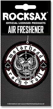 Motorhead Rock N Roll Air Freshener, black/white, One Size