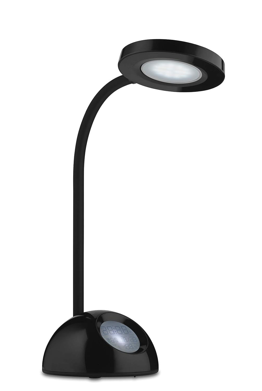Buy Crompton Mellow LED 7W Digital Calendar Table Lamp (Black) Pack of