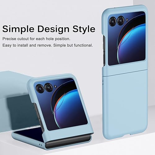 Miniatura 9 de Miimall Funda protectora delgada para Motorola Razr+ 2023, color negro