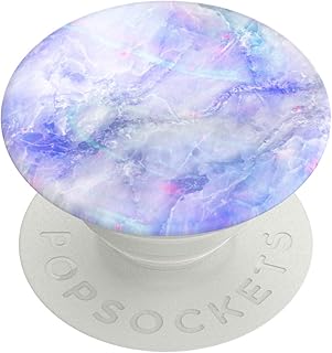 PopSockets PopGrip: Phone Grip and Phone Stand, Collapsible, Swappable Top, Stone Cool