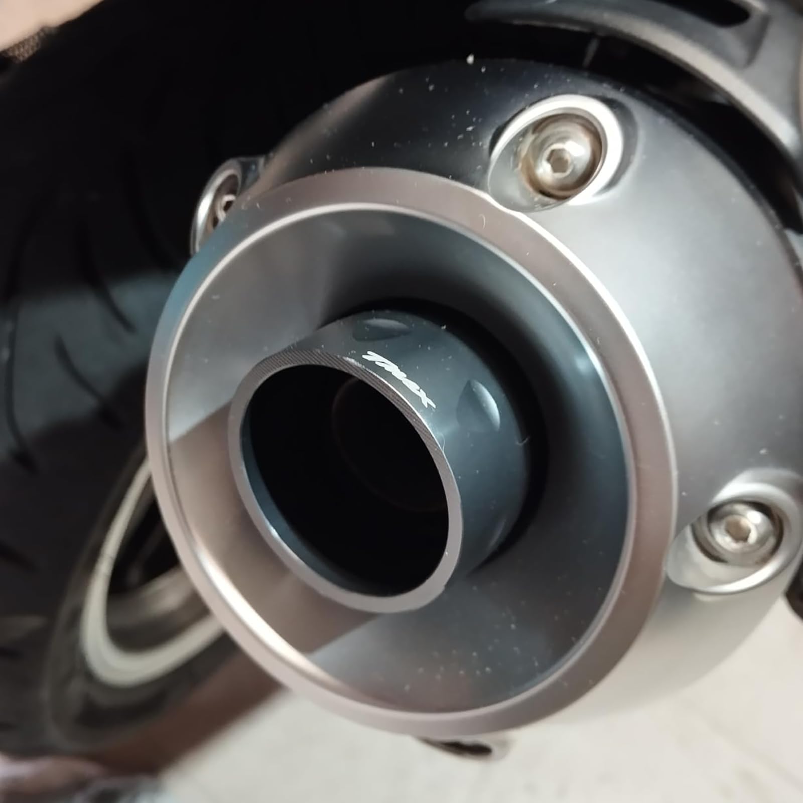 Terminali di Scarico Terminale di Copertura in Alluminio CNC per T MAX TMAX 530 T-MAX500 XP530 2012-2015 2016
