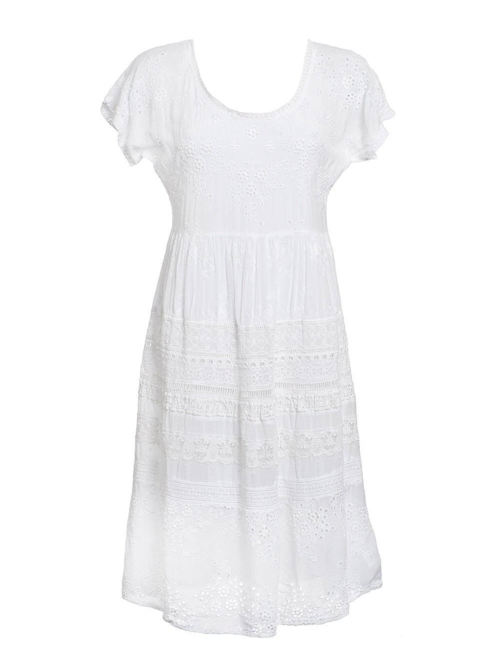 Johnny Was Women's Ana Trim Insert Dress