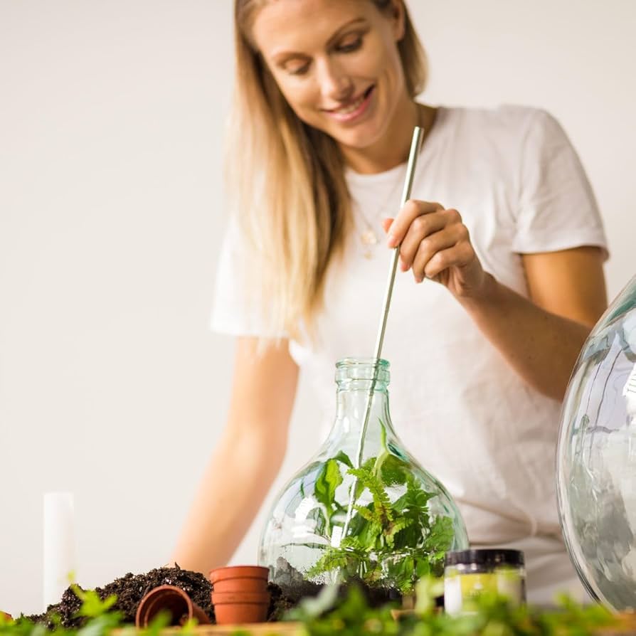 Amazon.com: Esschert Design AGG47 Terrarium Bottle Planter with