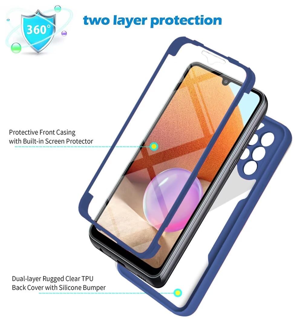 Coque Compatible Avec Xiaomi Redmi 6A, Cover 2in1 Hybride