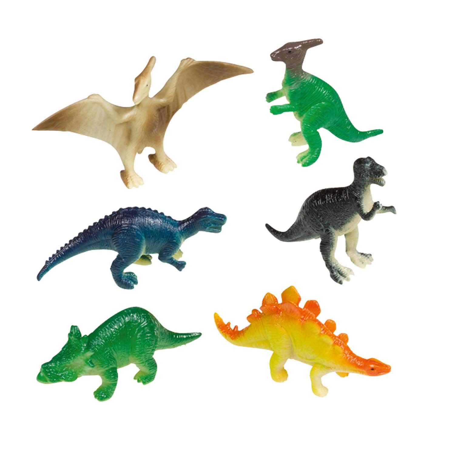 amscan 9903983 Mini Figurines Happy Dinosaur