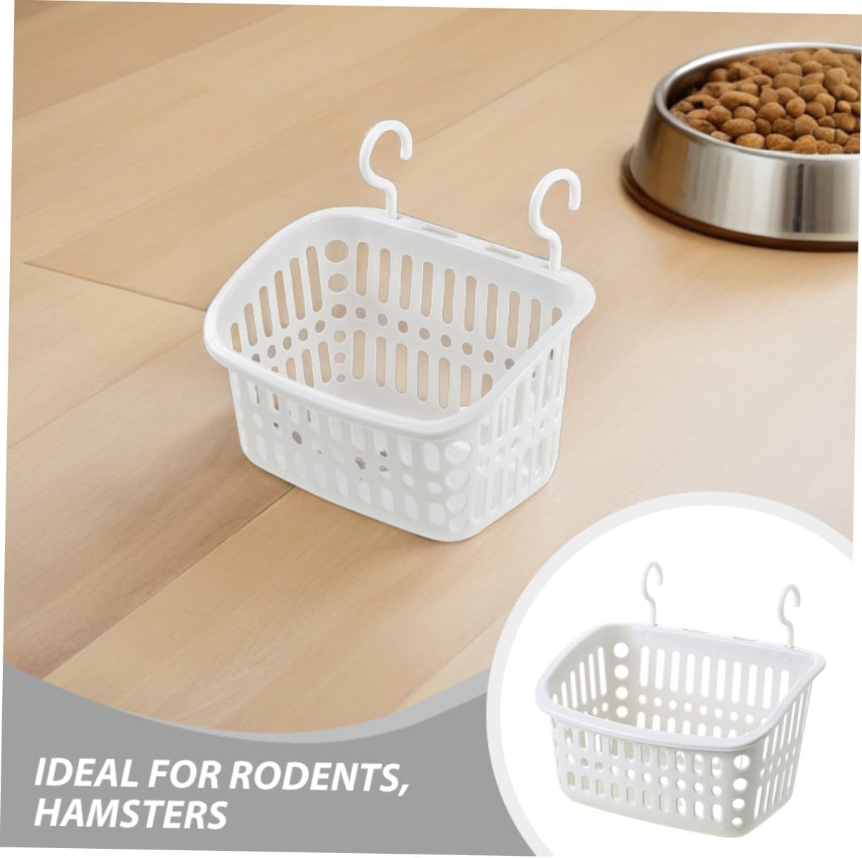 4pcs Small Animal Hanging Hammock Bed with Hooks, Large Rectangular Gray-White Guinea Pig Hideout and Hamster Cage Accessory for Play and Sleep