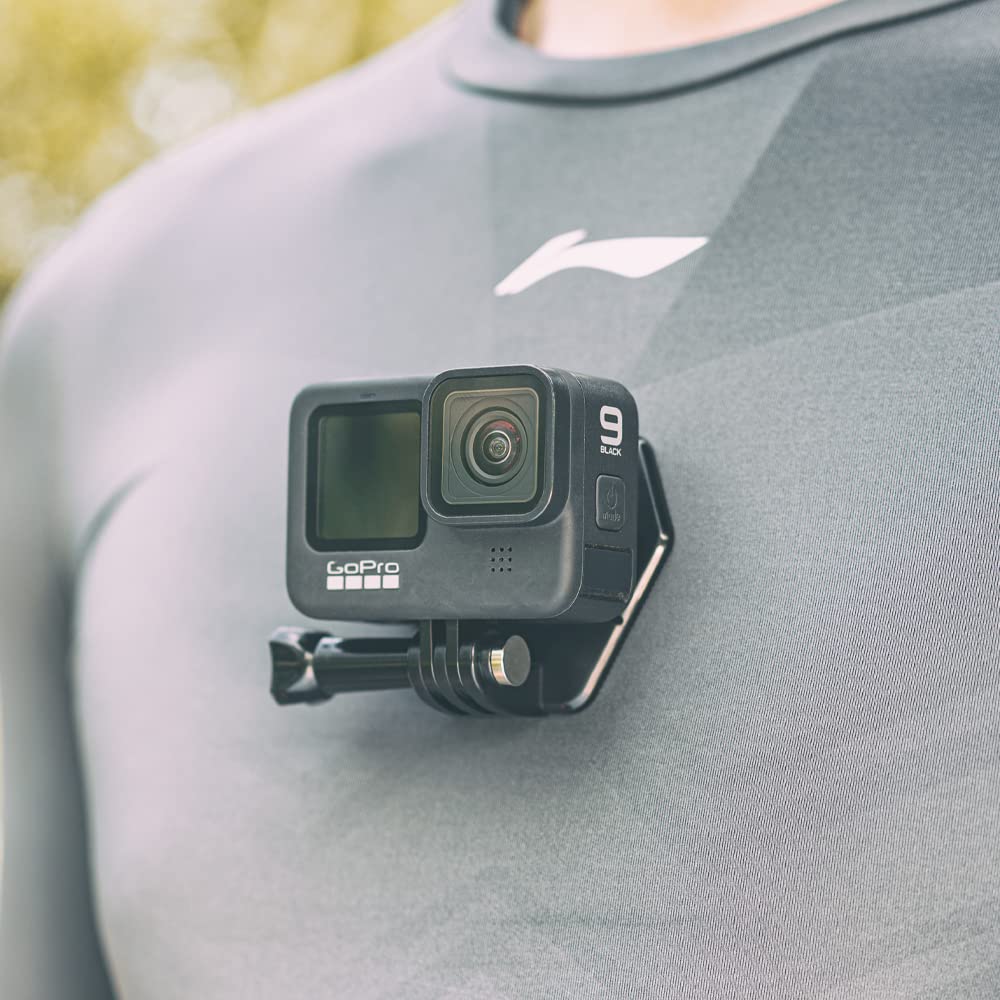 Magnetic Action Camera Mount for Go pro, Snap Mount Magnetic Fence Mount Compatible with Go pro Hero 12 11 10 9 8 7 6 5 Black, DJI Osmo Action, Crosstour/Campark/AkASO and More