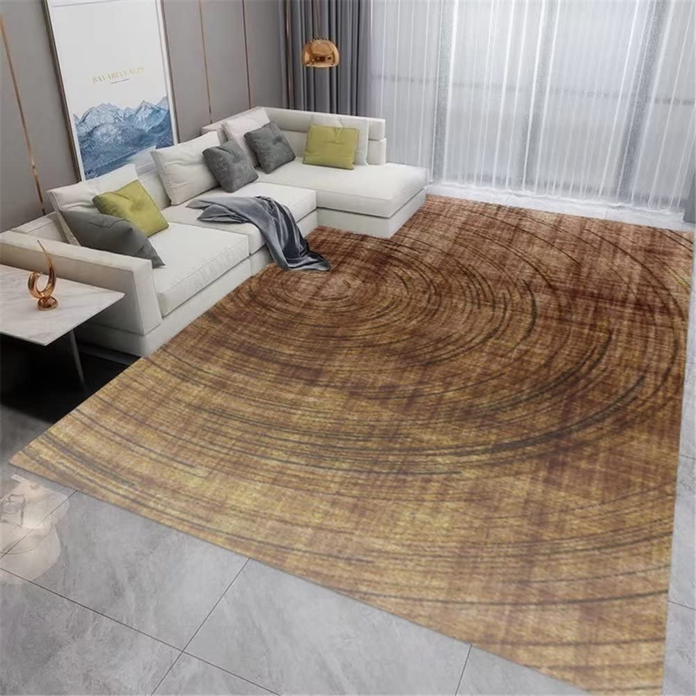 Tapis doux gris de qualité durable 80X120Cm au style vintage raffiné