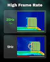 Vista 7 de H128 Handheld Thermal Camera, 240 x 240 TISR Resolution, 24h Battery Life Thermal Imaging Camera, 25 Hz Infrared Camera with Temperature Alarm, -4℉~