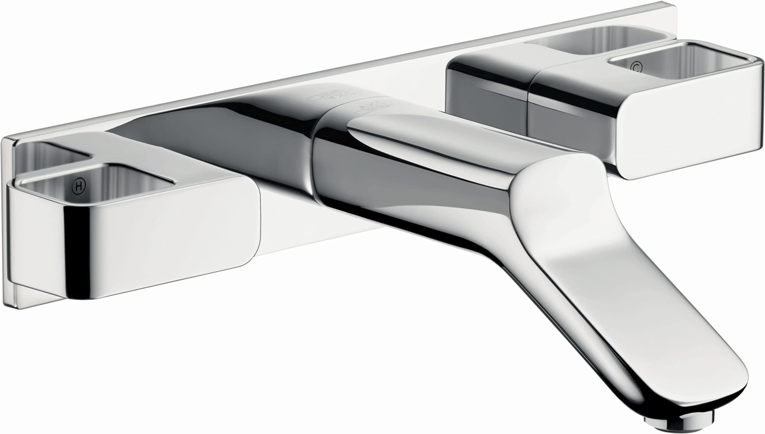 AXOR Urquiola Modern Premium Hand Polished 2-Handle 3 4-inch Tall Bathroom Sink Faucet in Chrome 11043001