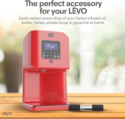 Miniatura 7 de LVO Prensa de hierbas  Prensa de hierbas de acero inoxidable y silicona  Accesorio para LVO I & LVO II  Extrae cada gota de tus infusiones de
