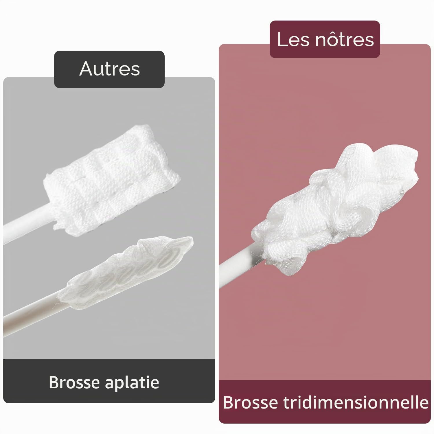 Momcozy Lot de 40 gazes nettoyantes pour langue de bébé, brosse à dents jetable, brosse à dents pour tout-petits, brosse à dents pour bébé, brosse à dents pour bébé