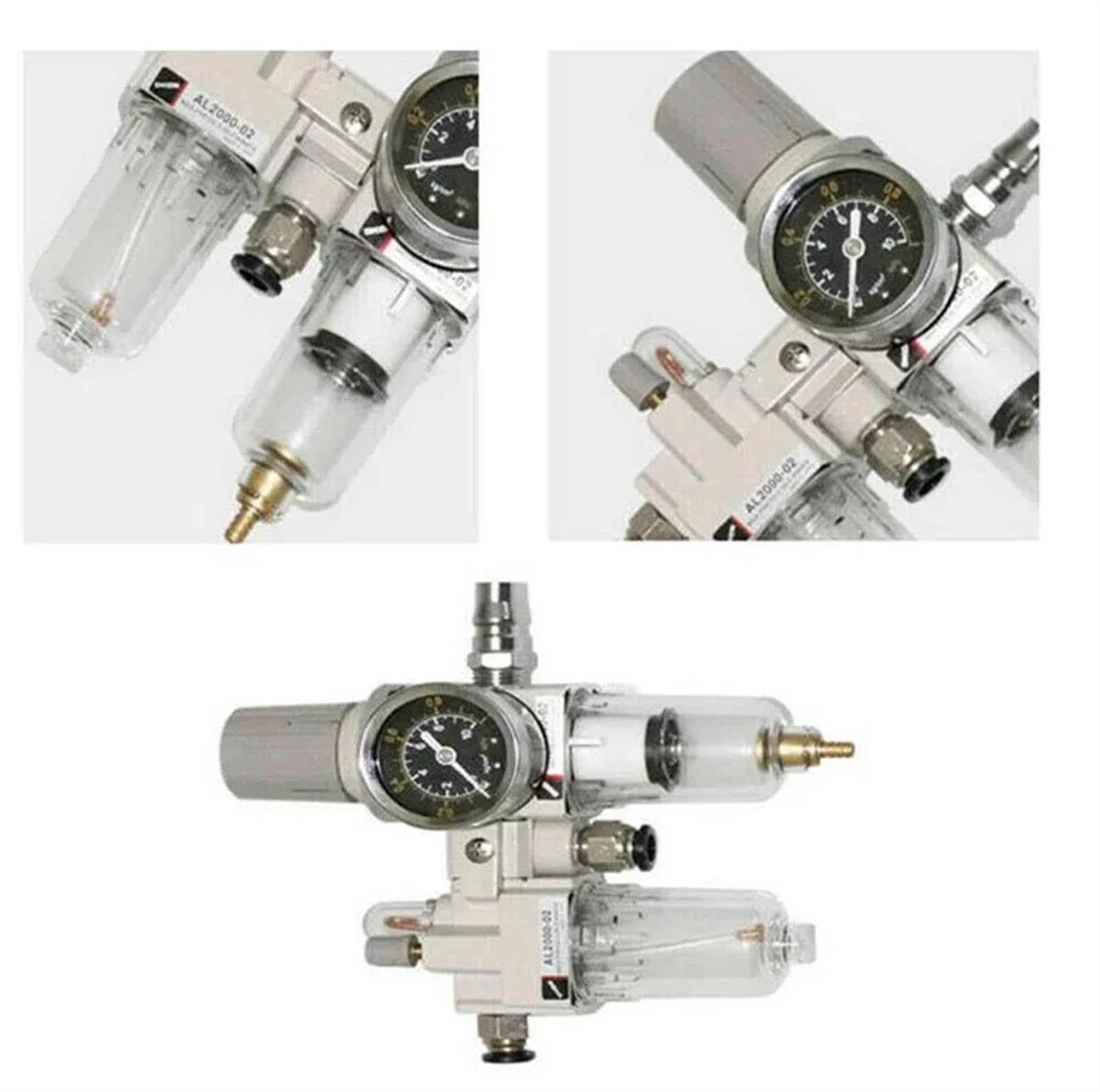 Accesorios for máquina cambiadora de neumáticos, prensador de aire, separador de agua y aceite, regulador, filtro de trampa, 1 ud.
