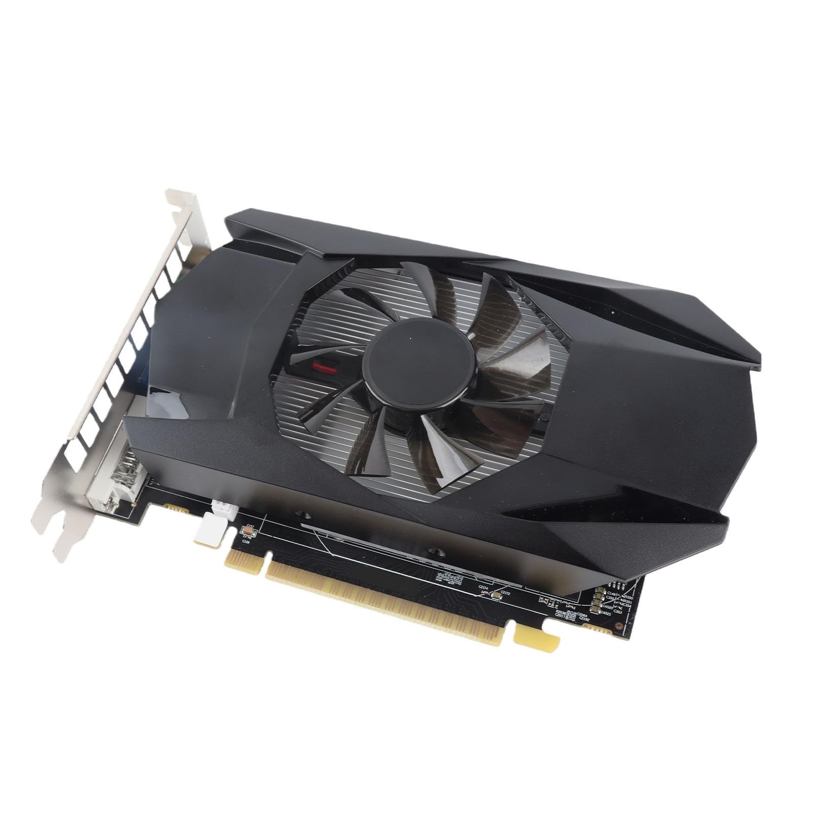 Scheda Grafica 4GB GDDR5, HD7670 Affidabile 128 Bit PCIe Uscita Video per Desktop Gaming Ufficio DVI VGA Profilo Basso 1 Pezzo