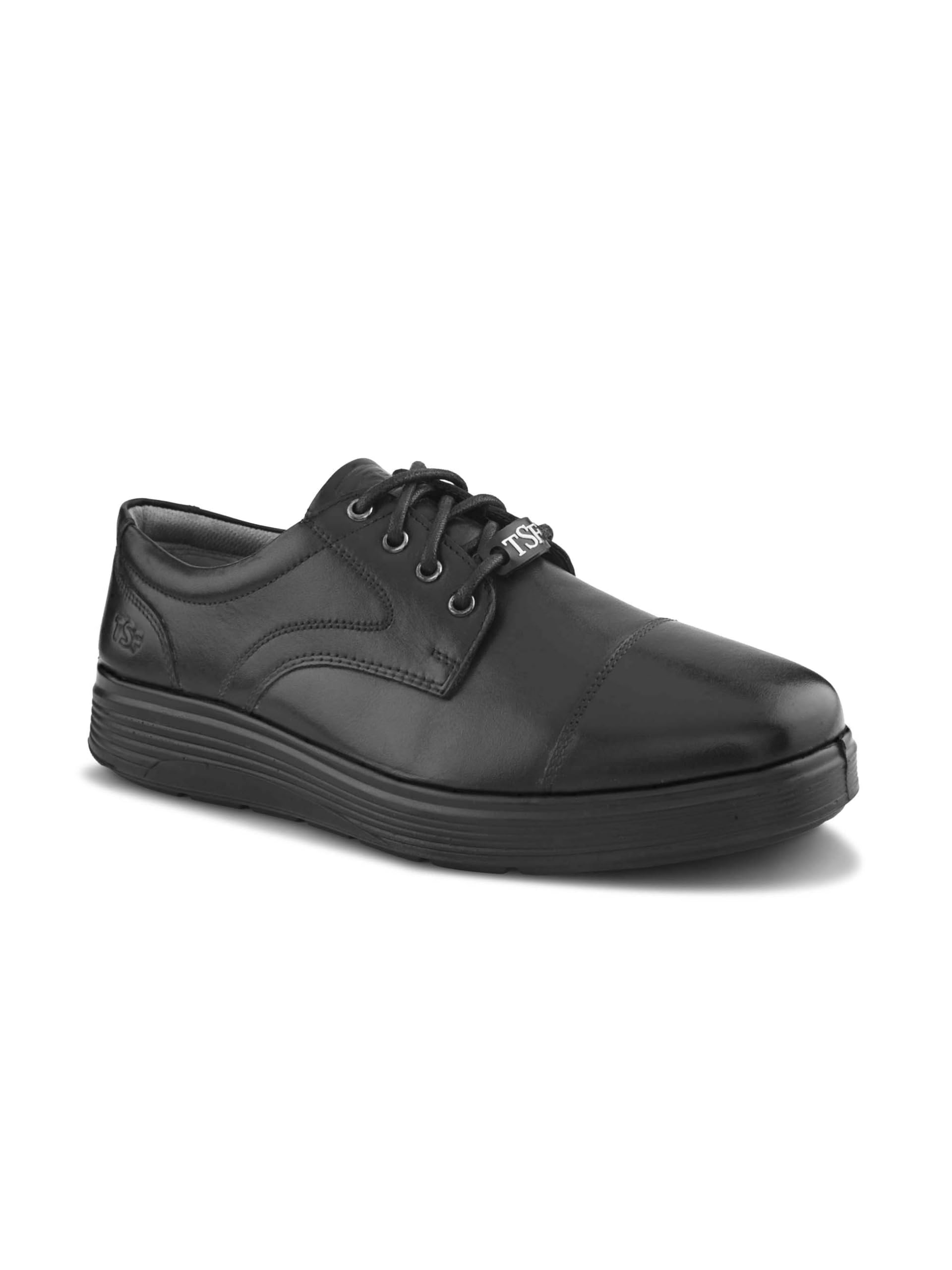 Police Black Leather Shoes – Formal Lace-Up Shoes – Premium Leather Office & Casual Comfort Footwear-image-14