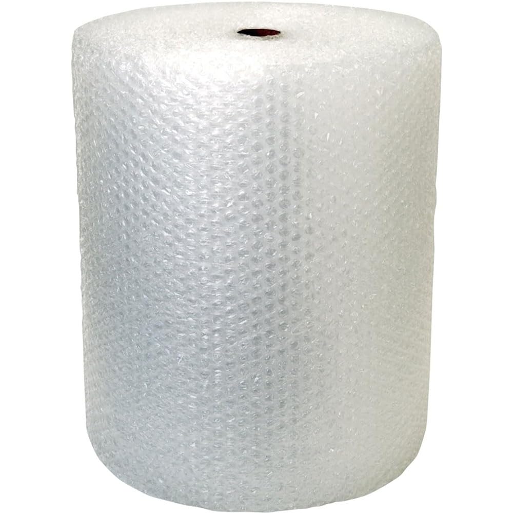 Luftpolsterfolie Rolle – 125cm Höhe × 200 m Länge, Transparente Polyethylenfolie mit Luftblasen für Verpackung, Umzug und Versand verpackungsfolie/A/125cm