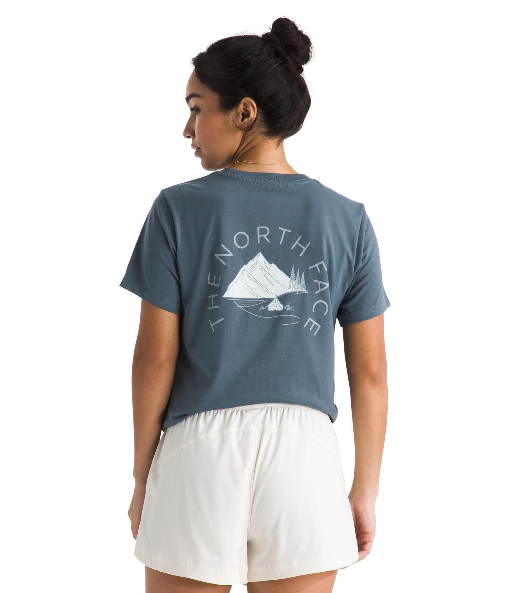 The North Face - Women's Monte Regular Graphic T-Shirt - Granite Grey, XS
