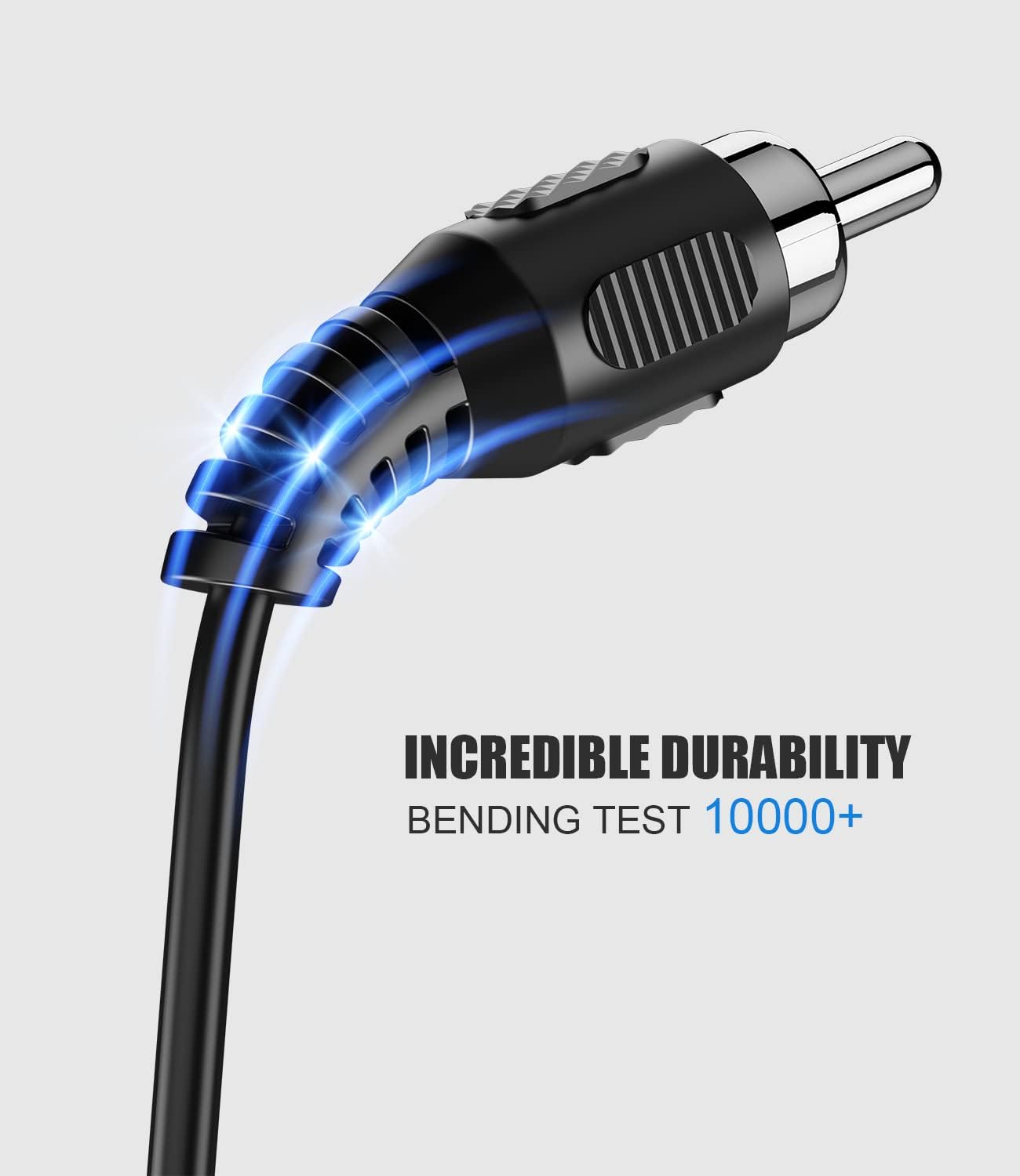 PANPEO Cable RCA a altavoz, cables desnudos de 20 AWG a adaptador de enchufe RCA, cable de altavoz de reparación para amplificador de altavoz, audio, vídeo, receptor AV, subwoofer de TV (paquete de 2
