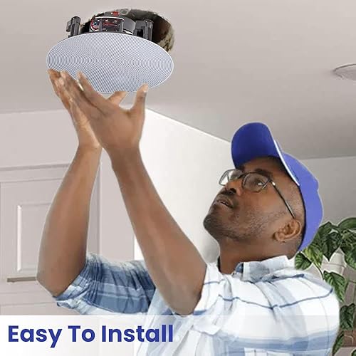 Miniatura 9 de Technical Pro Sistema receptor profesional de cine en casa de 1000 vatios con entradas de tarjeta USB y SD + 2 pares de altavoces de 5.25 pulgadas