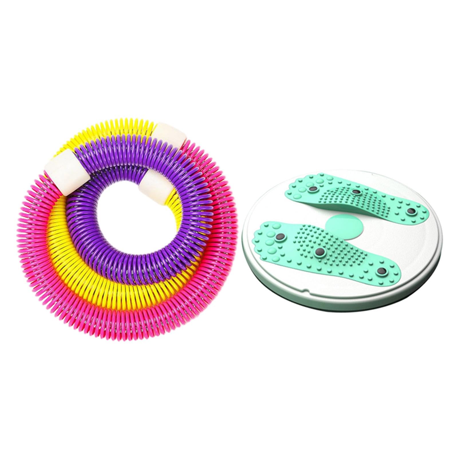 Weighted Fitness Hoop Comfort Ab Twister Board Waist Friendly Design for Gym 1200g| Sports Equipment | Outdoor Sports Gear | Exercise Gear-image-17