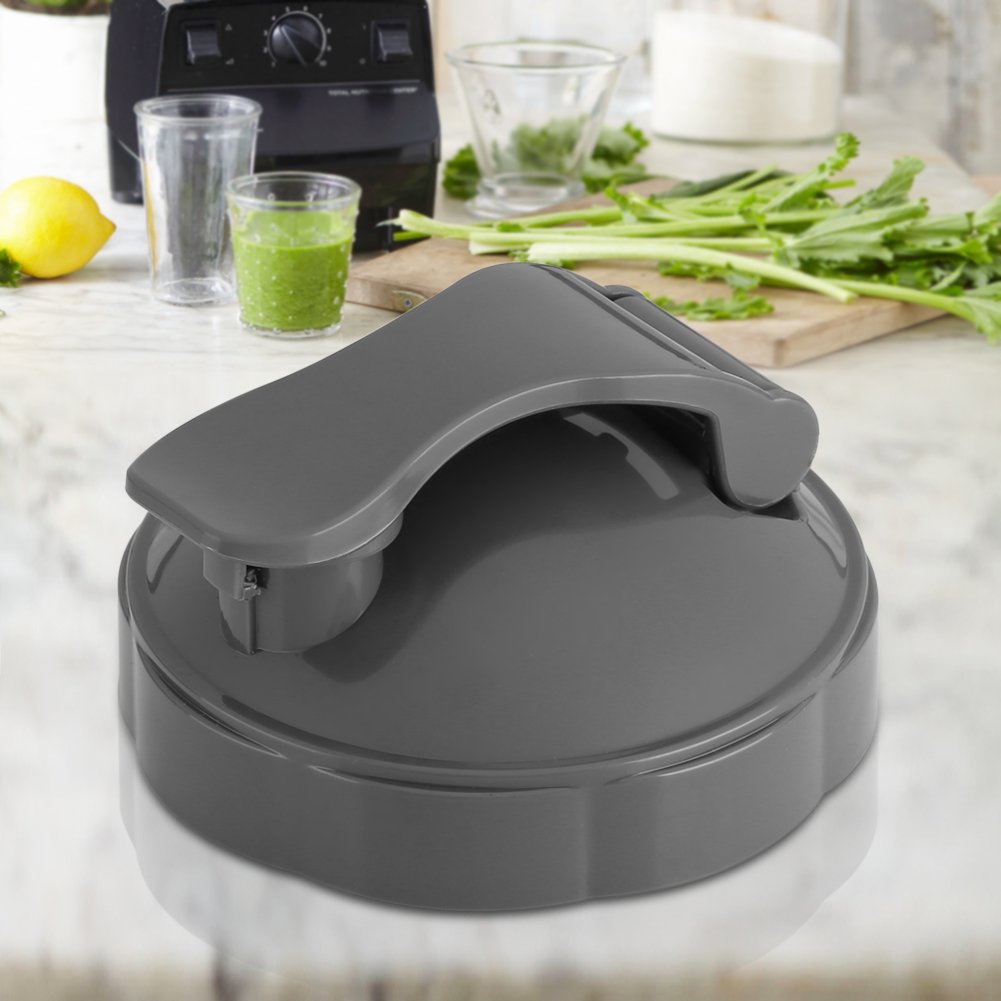 Zerodis Tapa de Sello de Tirón Piezas de Repuesto de Exprimidor, Taza de Repuesto para Botella de Exprimidor Seal Flip Top Tapa de 600 W 900 W(Gris)