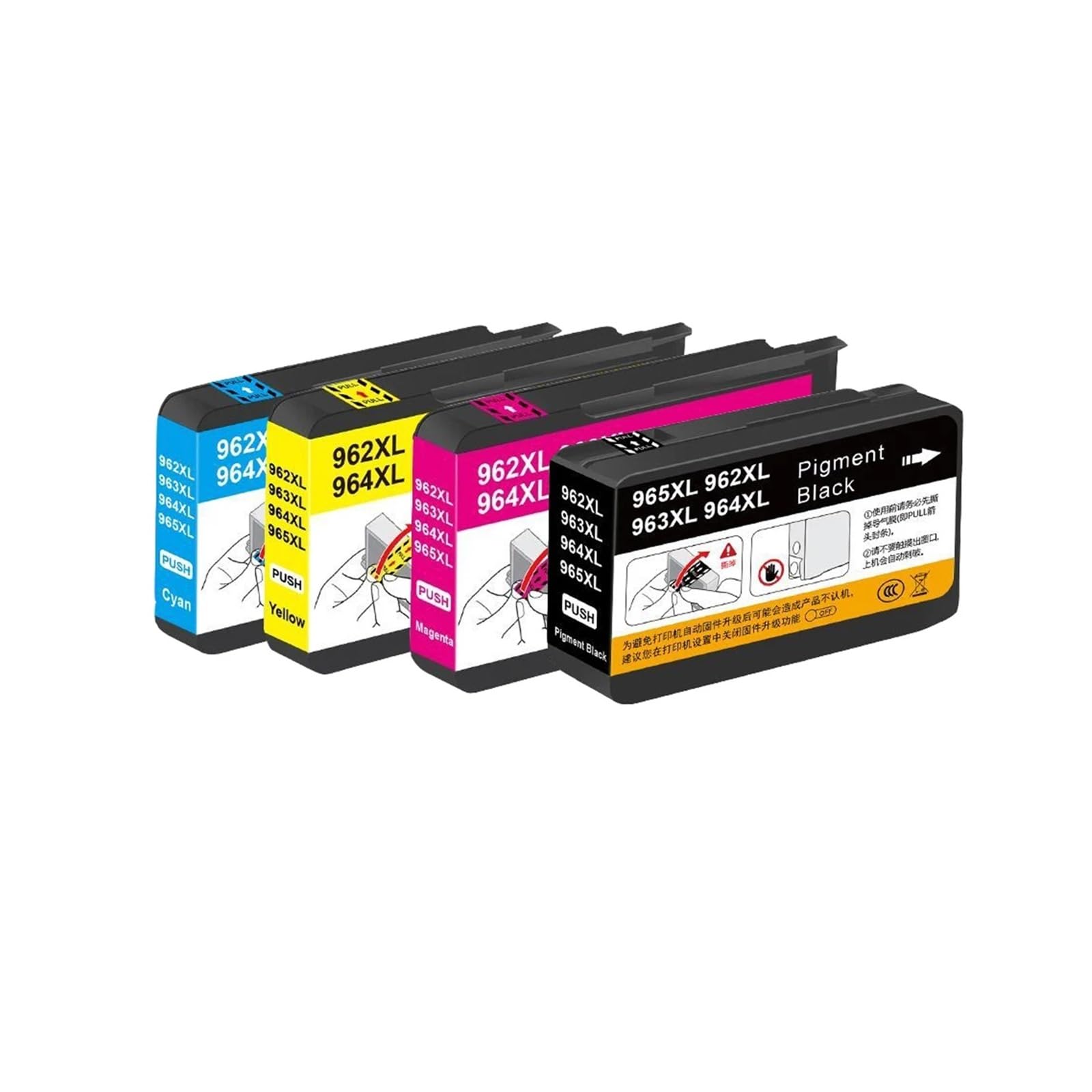 Cartouche d'encre 963 963XL, Compatible avec HP, OfficeJet Pro 9010