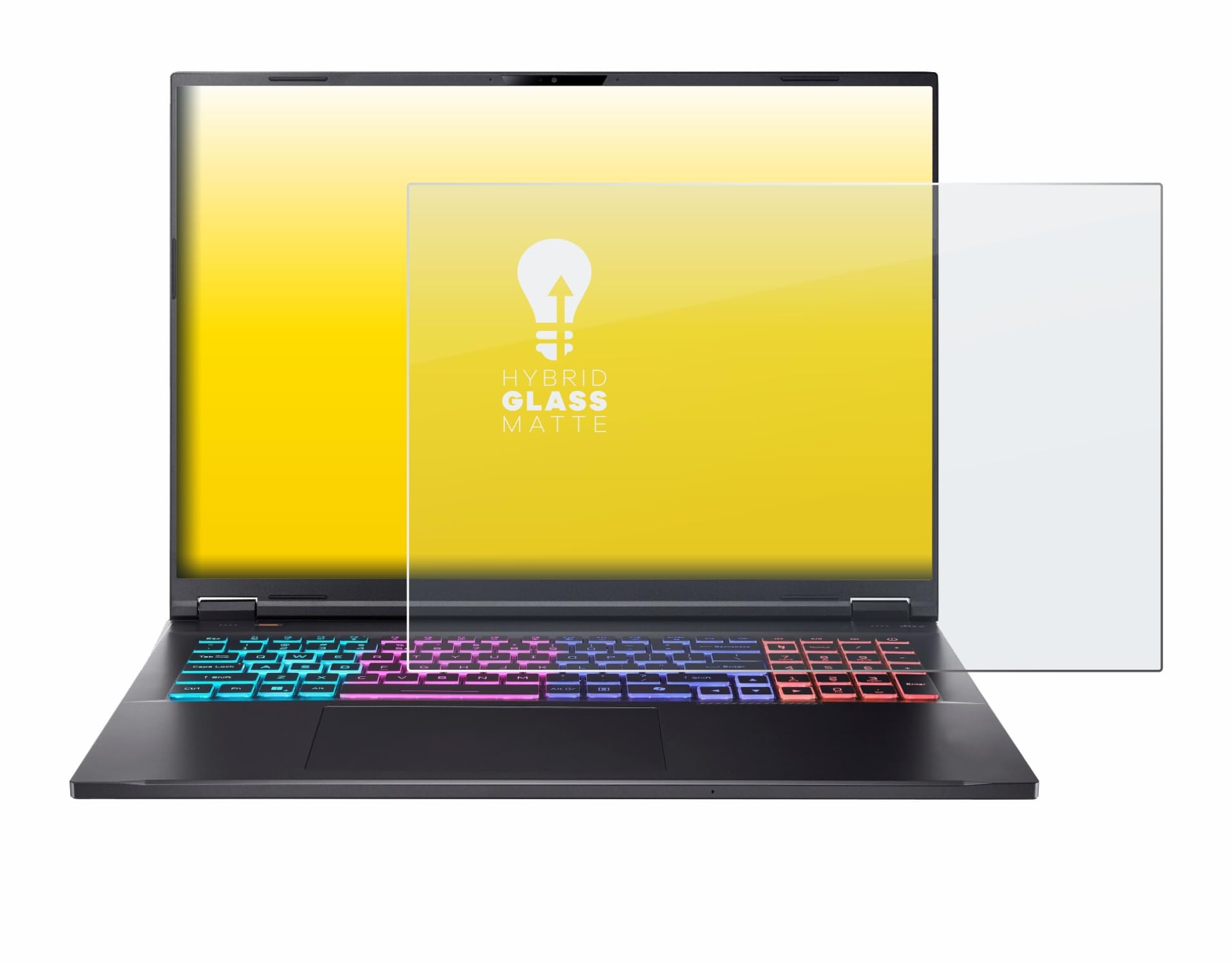 upscreen Pellicola Vetro per Acer Nitro 18 AI AN18-61 | , Opaca Protezione Schermo Made in Germany, Anti-Riflesso 9H Durezza Hybrid Glass Antigraffio
