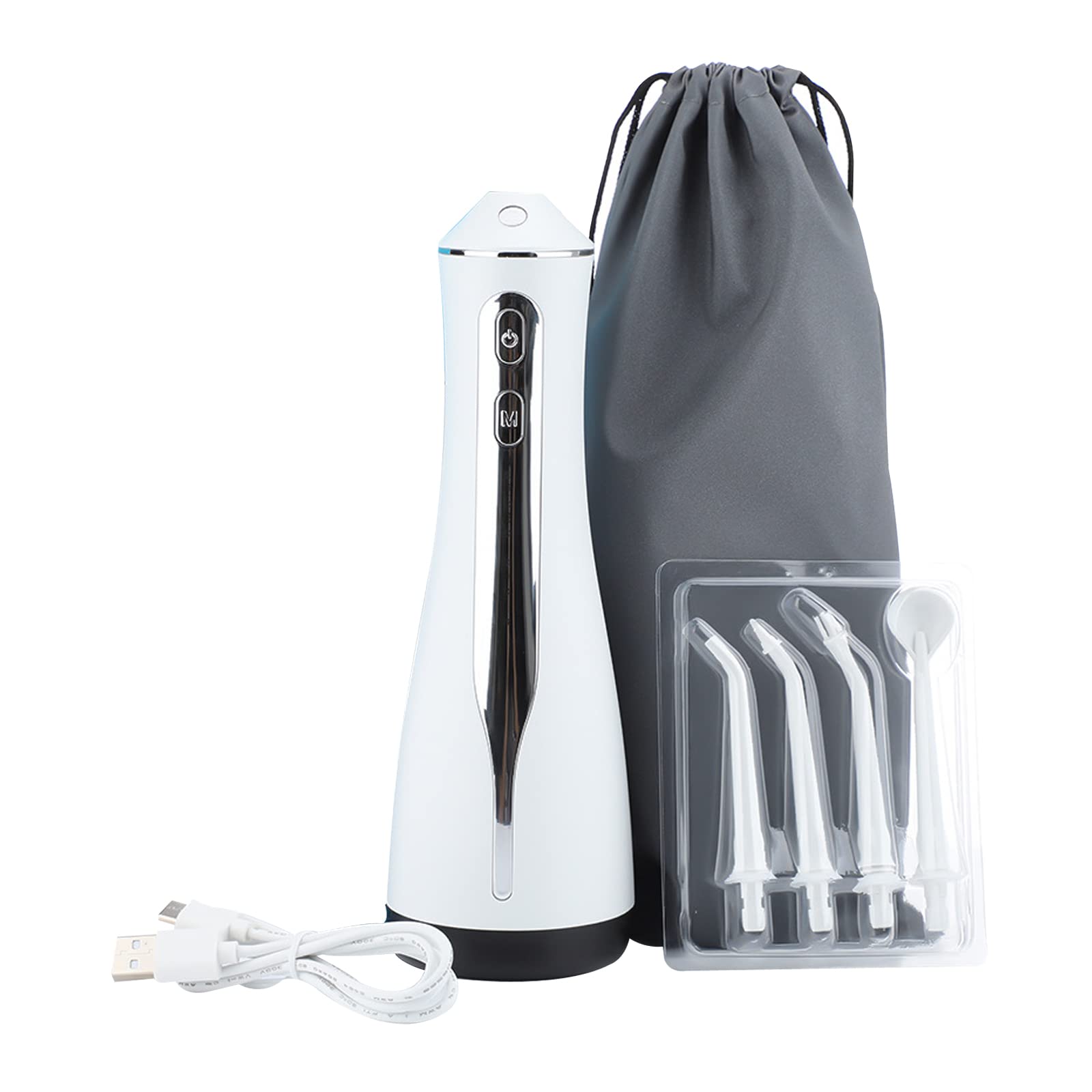 Nettoyeur de dents à jet ponctuel instrument de soins bucco-dentaires à cinq modes rinçage à l'eau fil dentaire 220 ml