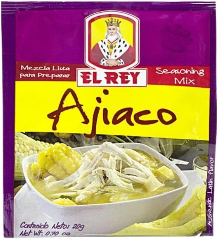 EL REY Ajiaco 20 gr. - 12 Pack | Seasoning Mix 0.70 oz. - 12 Pack.