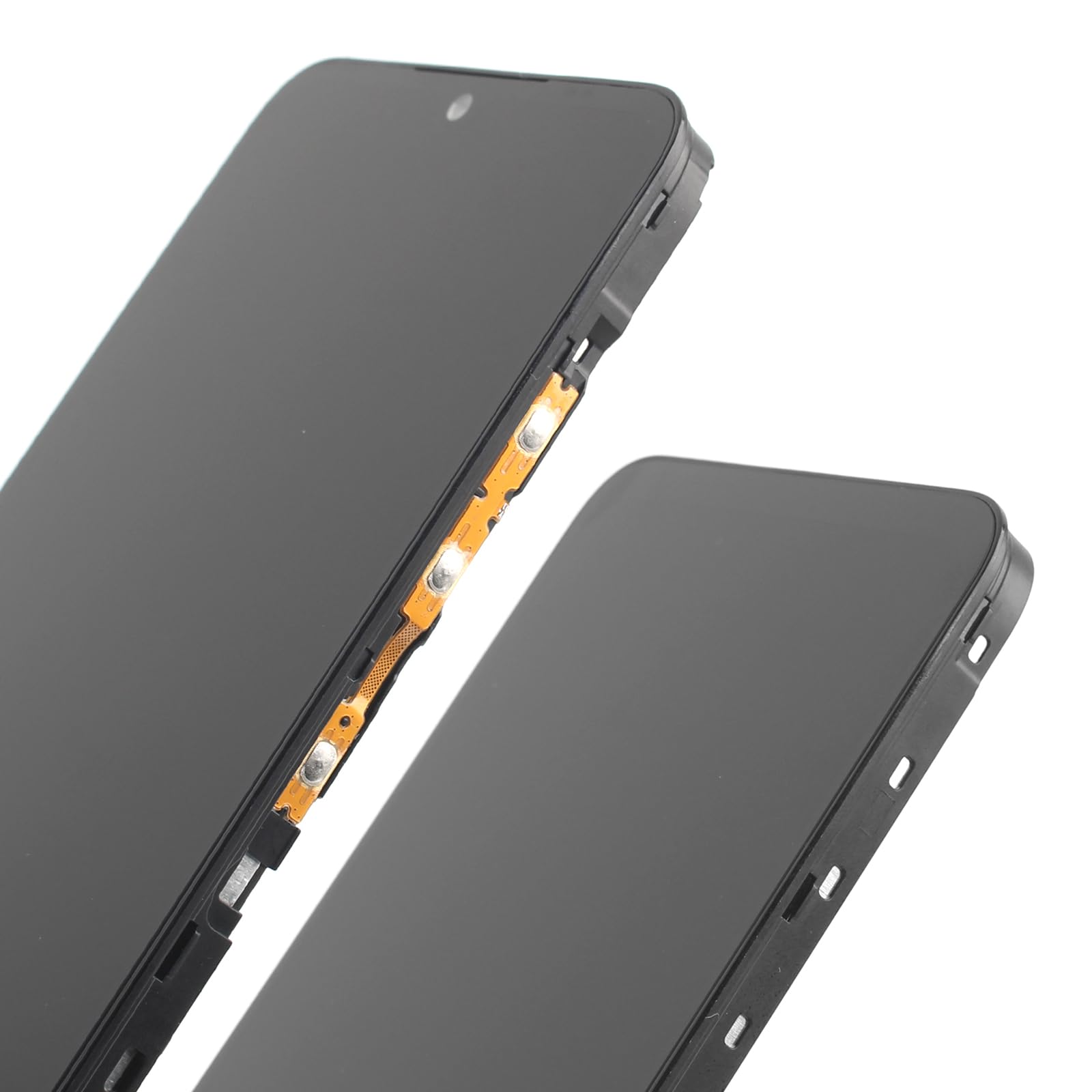 6.7'' Noir Kit Écran LCD avec Châssis pour Samsung Galaxy A05s SM-A057G SM-A057F SM-A057M Écran Complet Tactile LCD Display de Rechange et Outils + Verre trempé