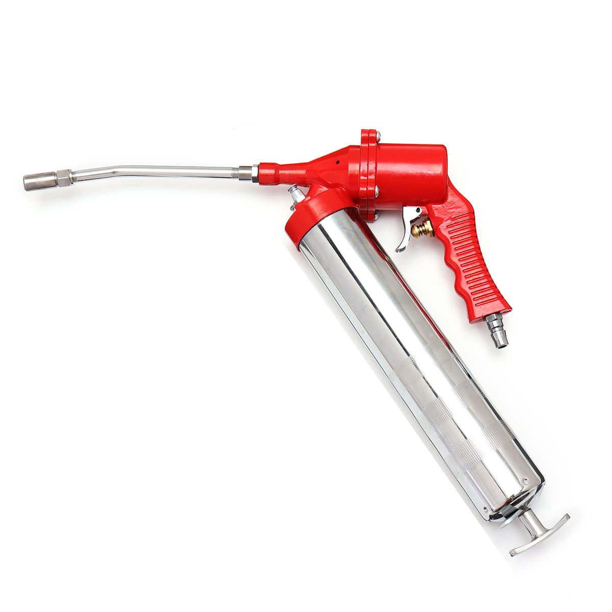 Pistola de engrase manual con una sola mano Compresor neumático Bomba de engrase Rojo