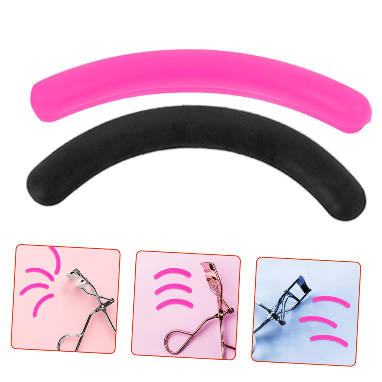 8 Cajas Rizador De Pestañas Rizador De Pestañas Clip Almohadillas Rizador De Pestañas Recarga Lash Herramienta Pad Repuestos De Almohadillas Almohadillas De Silicona Almohadilla Beavorty