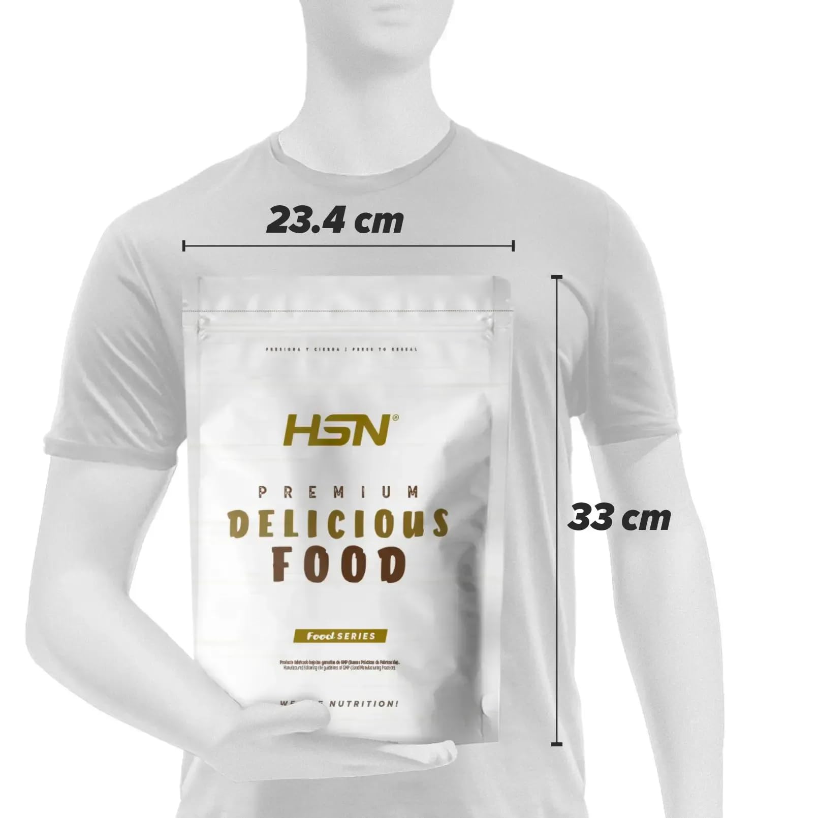 HSN Huevo Entero en Polvo | Sabor Natural 500g | 100% Pura Proteína de Huevos de Gallinas de Suelo no Enjauladas | No-GMO, Vegetariano, Sin Gluten ni Lactosa | No Incluye Dosificador