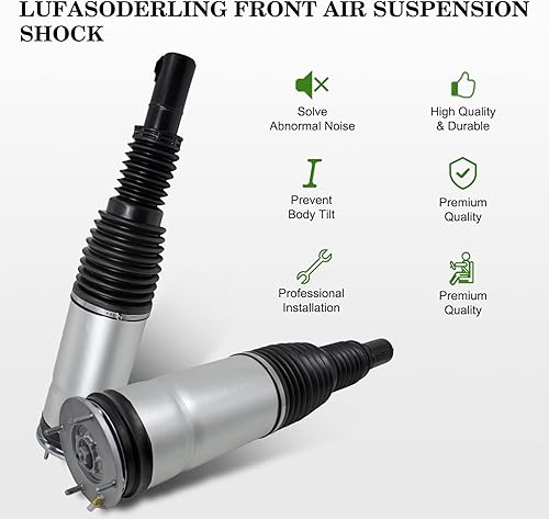 Miniatura 2 de Puntal delantero del amortiguador de choque de la suspensión del aire WO EDC compatible con Land Rover Range Rover Sport L494 2014-2018 LR045101